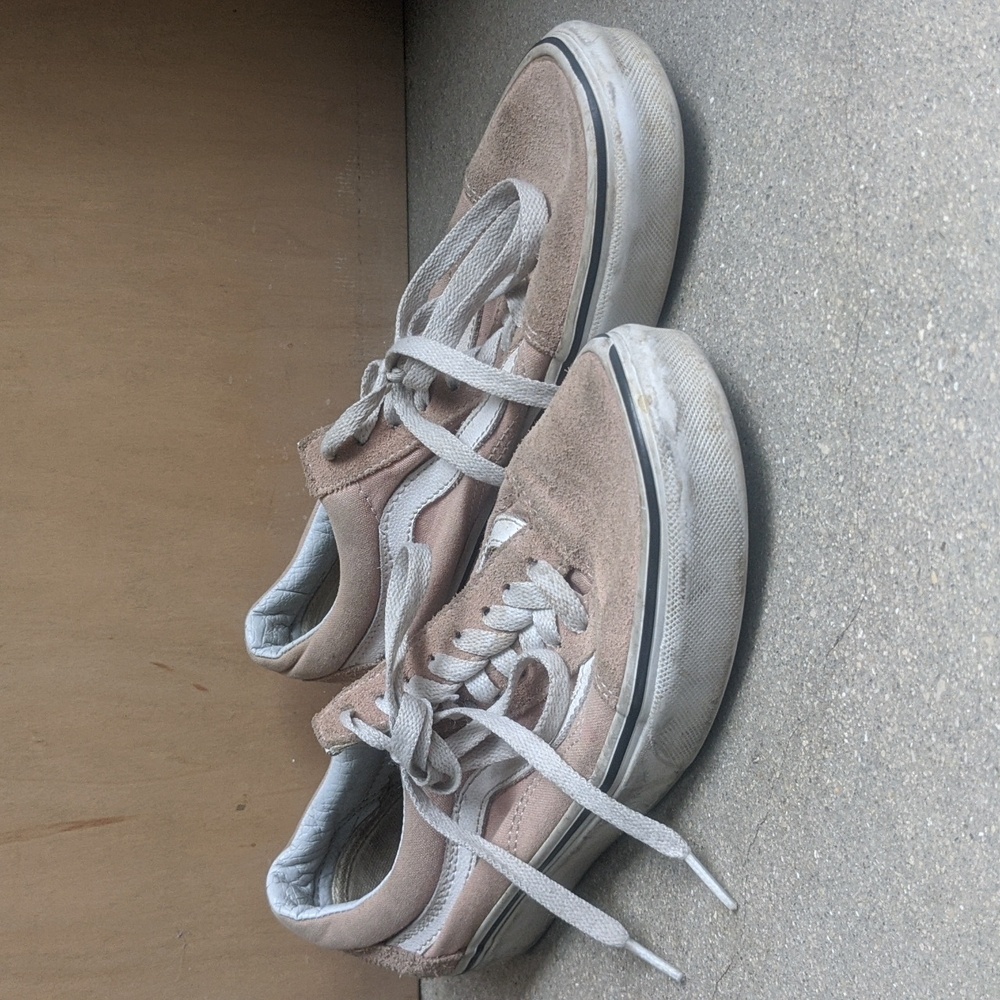 ❤️ Vans Womens Old Skool Pink Sneakers Size 8.5